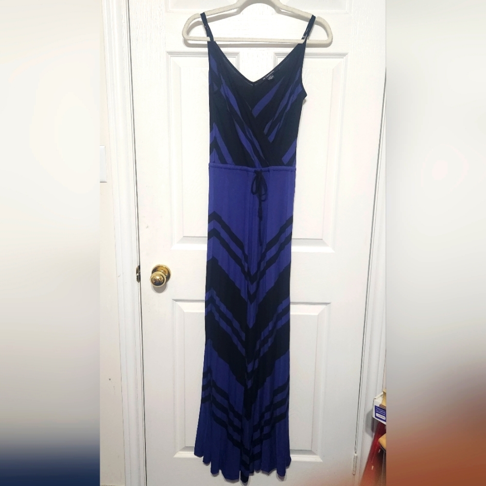 Crossover Stripe Dress